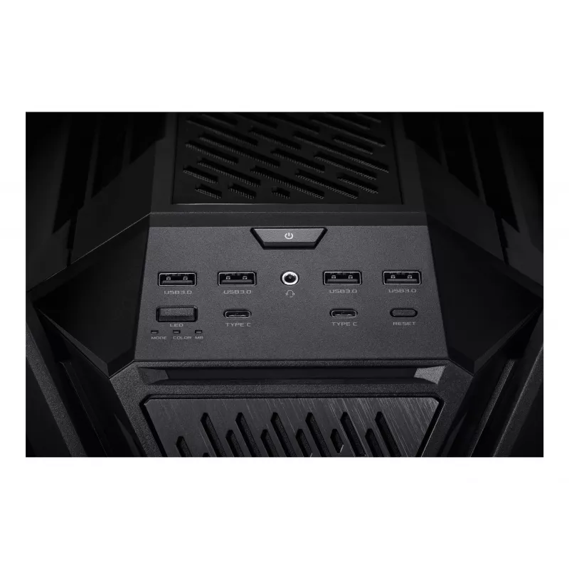 PC-behuizing ASUS ROG Hyperion GR701 BTF Edition tower — zwart, gehard glas, ondersteuning voor E-ATX/ATX/microATX, 46 cm GPU, 420 mm bovenste radiator