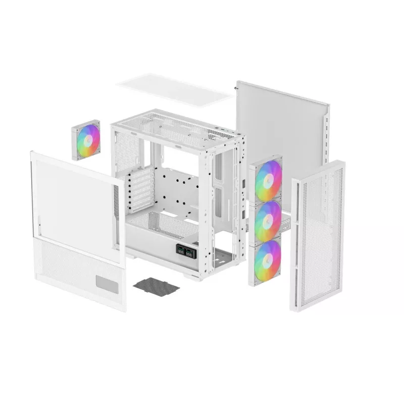 DEEPCOOL CH560 DIGITAL WH midi tower behuizing - wit