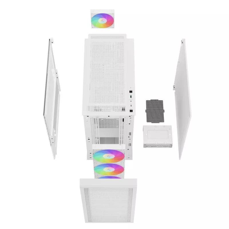 DEEPCOOL CH560 DIGITAL WH midi tower behuizing - wit