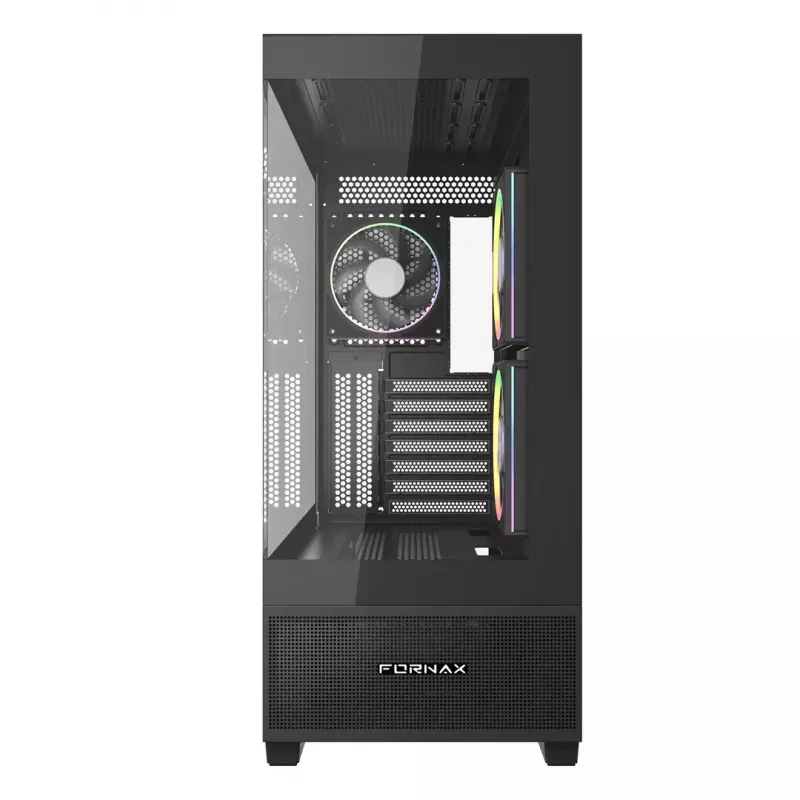 Computerbehuizing GEMBIRD Fornax X550, ATX, zwart