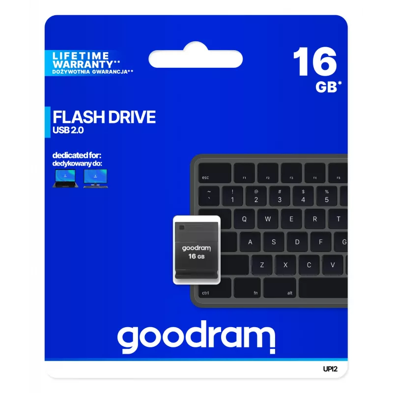 Goodram UPI2 USB-stick 16 GB USB Type-A 2.0 zwart