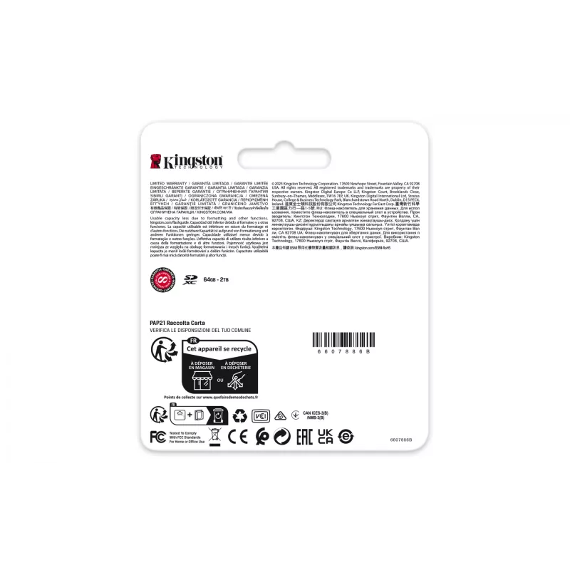Kingston Technology 1TB Canvas React Plus SDXC UHS-II 280R/150W U3 V60 voor Full HD/4K