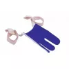 Sokkenaantrekhulp SUNDO 25010 – sokkenaantrekhulp van nylon, blauw