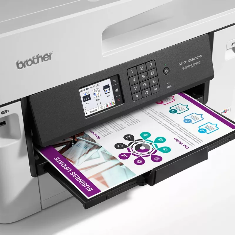 Multifunctionele printer Brother MFC-J2340DW inkjet kleur – A3, duplex, Wi-Fi, ADF 50, 1200x4800 dpi