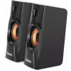 Bekabelde desktopluidspreker DEFENDER Aurora S8 — 2.0, 8 W RMS, USB-voeding, 3,5 mm, zwart