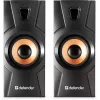 Bekabelde desktopluidspreker DEFENDER Aurora S8 — 2.0, 8 W RMS, USB-voeding, 3,5 mm, zwart