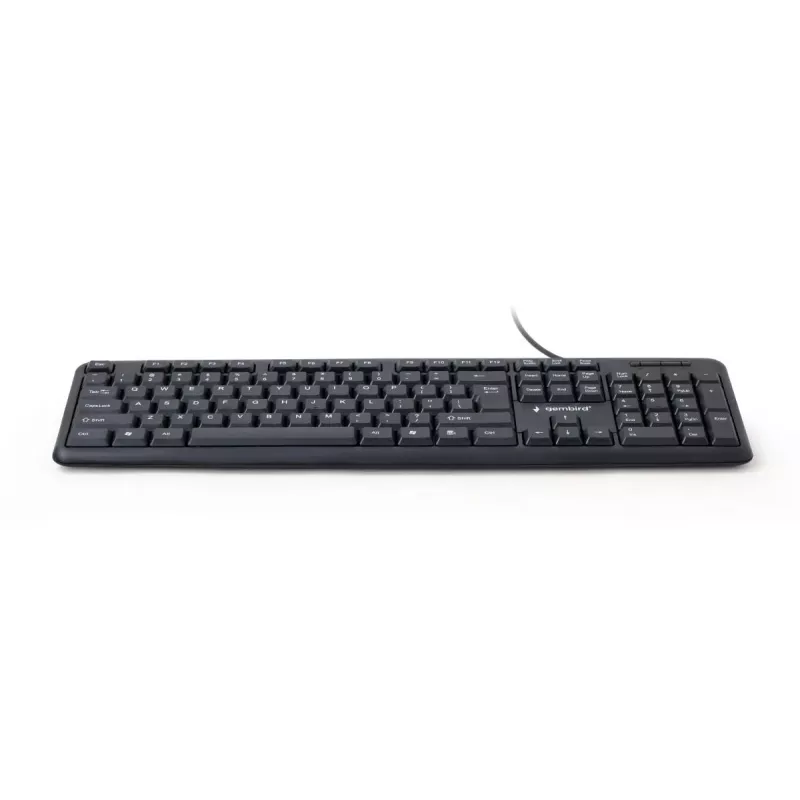 GEMBIRD KB-U-103 standaard - toetsenbord - bekabeld USB - zwart - Qwerty US/Int'l