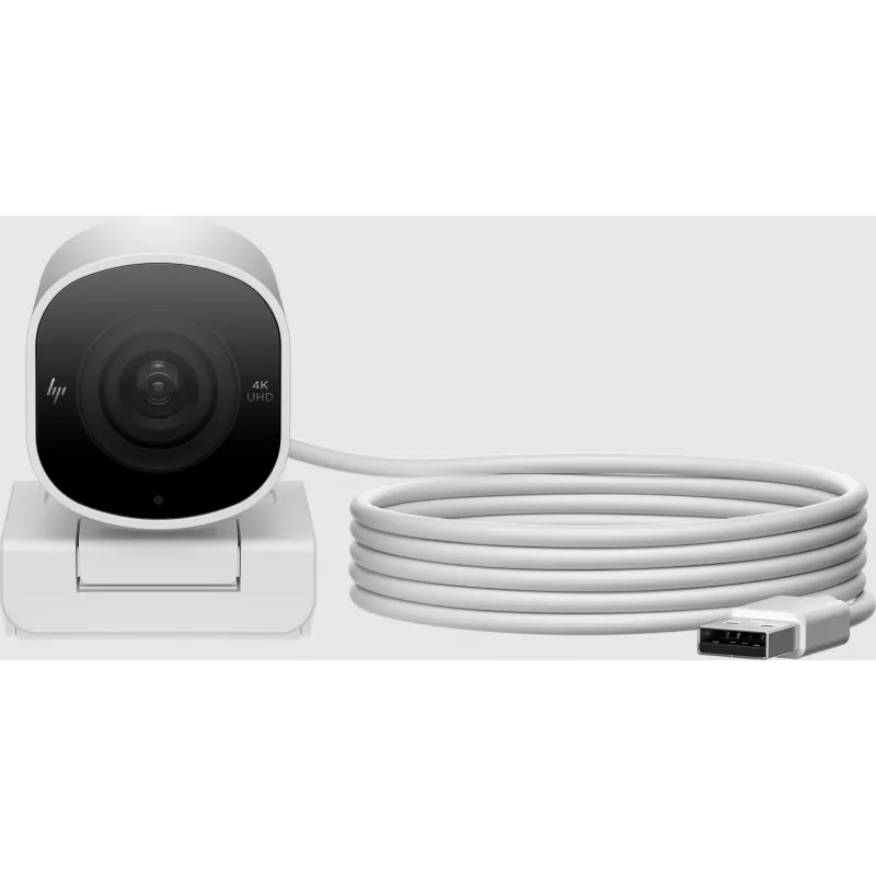 HP 960 4K streaming-webcam, 8 MP, 3840 x 2160 pixels, 4K Ultra HD, 30 fps, 5x, thuis
