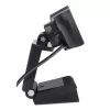 Manhattan USB-webcam, twee megapixel (actieprijs), 1080p Full HD, USB-A, ingebouwde microfoon, verstelbare clipbasis, 30 beelden per seconde, zwart, drie jaar garantie, doos