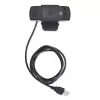 Manhattan USB-webcam, twee megapixel (actieprijs), 1080p Full HD, USB-A, ingebouwde microfoon, verstelbare clipbasis, 30 beelden per seconde, zwart, drie jaar garantie, doos