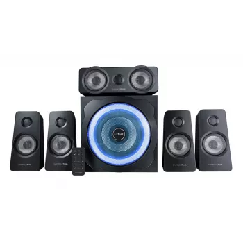 Trust GXT 658 Tytan 5.1 luidsprekerset 90 W universeel zwart 5.1 kanalen