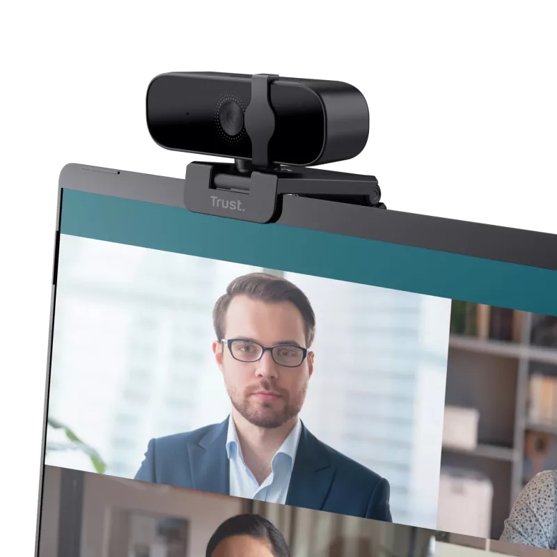 Trust Tanor webcam 1920 x 1080 pixel USB zwart