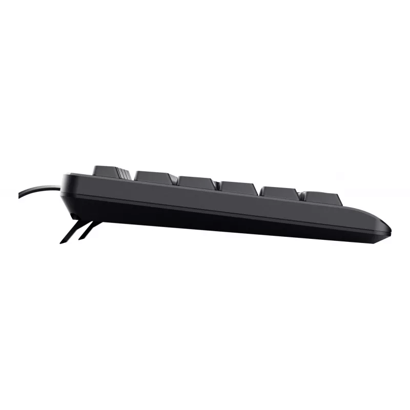 Trust 24639 toetsenbord office USB US-Engels zwart