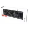Trust 24639 toetsenbord office USB US-Engels zwart