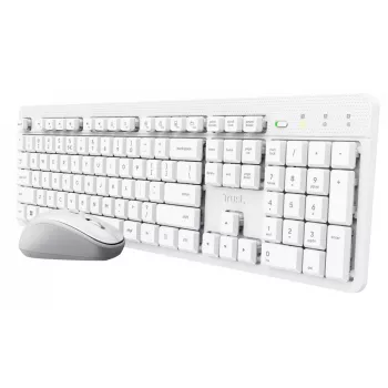 Trust Ody II toetsenbord muis inbegrepen home/office RF draadloos QWERTY US-Engels wit