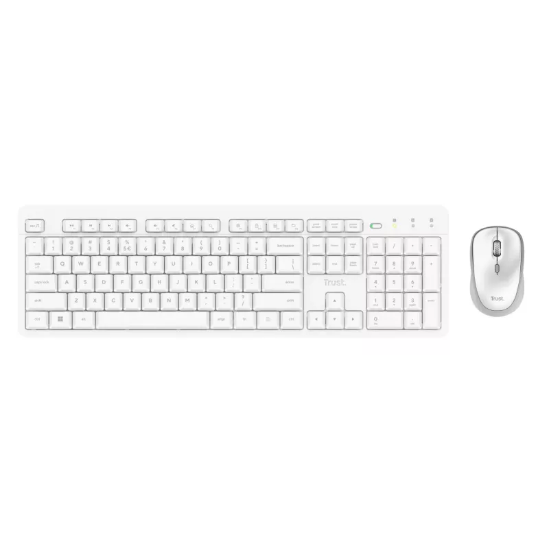 Trust Ody II toetsenbord muis inbegrepen home/office RF draadloos QWERTY US-Engels wit