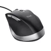 Trust Fyda bedrade muis, rechtshandig, optisch, USB Type-A, 5000 dpi, zwart