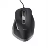 Trust Fyda bedrade muis, rechtshandig, optisch, USB Type-A, 5000 dpi, zwart