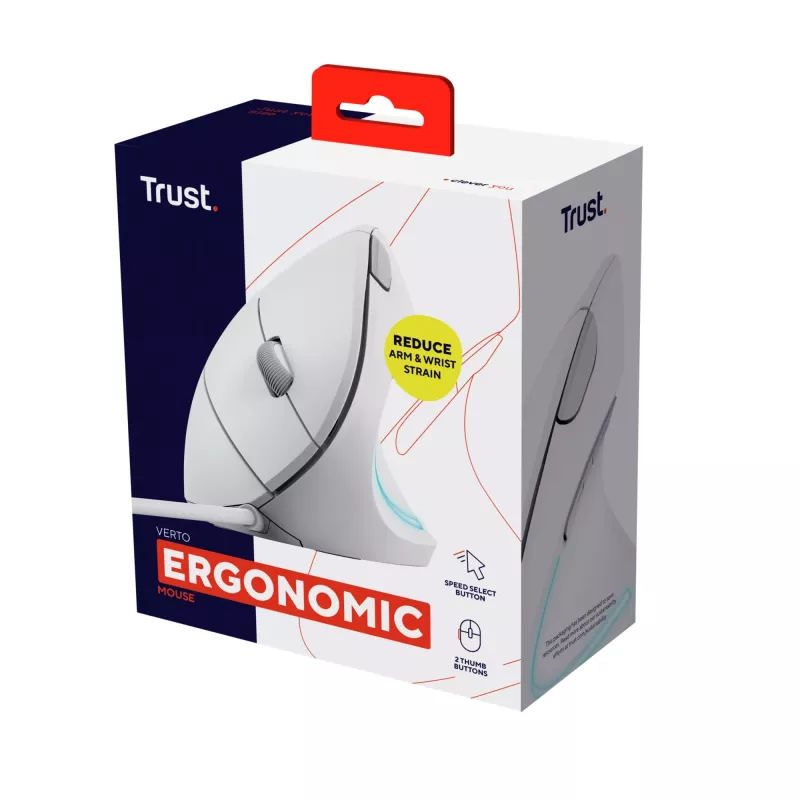 Trust Verto muis kantoor rechtshandig USB Type-A optisch 1600 DPI