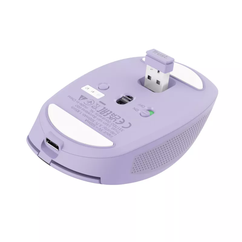 Trust Ozaa muis kantoor rechtshandig RF draadloos + Bluetooth optisch 3200 DPI