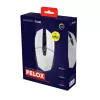 Trust GXT 110 FELOX muis gaming rechtshandig RF draadloos optisch 4800 DPI