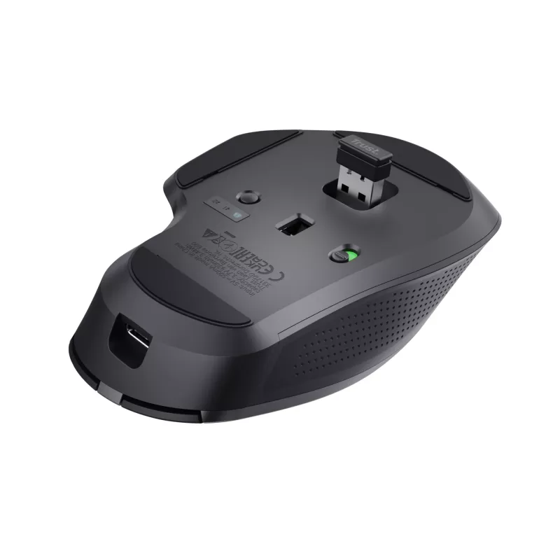 Trust Ozaa+ Muis Kantoor Rechtshandig RF Draadloos + Bluetooth 3200 DPI