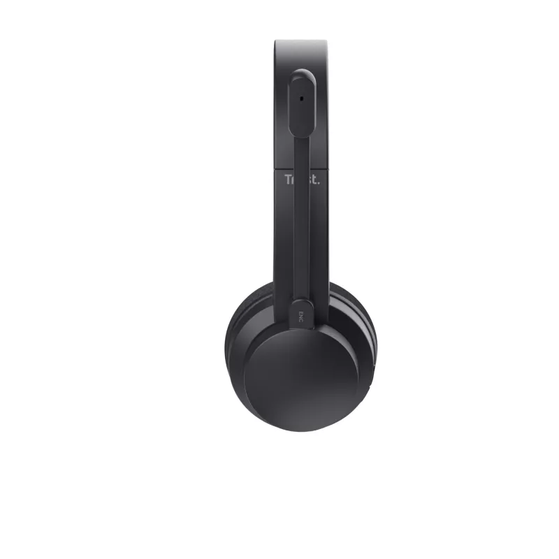 Trust Ayda Headset bedraad & draadloos Hoofdband Oproepen/Muziek USB-C Bluetooth zwart
