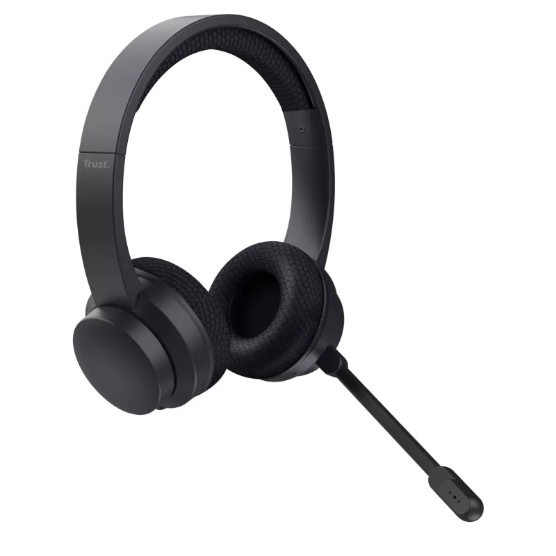 Trust Ayda Headset bedraad & draadloos Hoofdband Oproepen/Muziek USB-C Bluetooth zwart