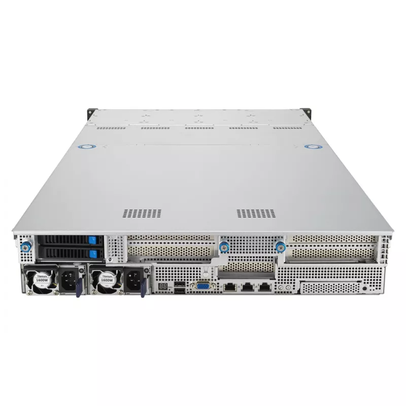 ASUS RS521A-E12-RS12U Socket SP5 Rack (2U) Zwart, Zilver