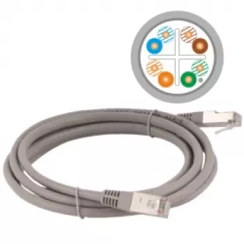 ALANTEC patchkabel - CAT6 - F/UTP - 5 m - grijs