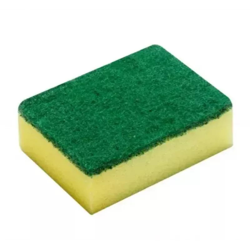 Afwasspons VILEDA Tip-Top 5-pack, rechthoekige vezelsponsjes 70×90×30 mm, geel