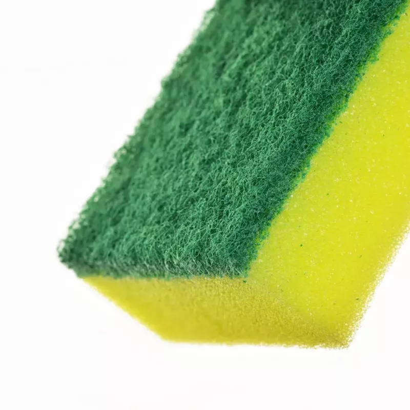 Afwasspons VILEDA Tip-Top 5-pack, rechthoekige vezelsponsjes 70×90×30 mm, geel