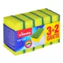 Afwasspons VILEDA Tip-Top 5-pack, rechthoekige vezelsponsjes 70×90×30 mm, geel