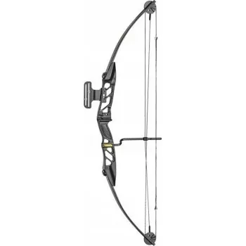 Compoundboog POE LANG CO-047B-5529, 29 inch, 55 lb trekgewicht, metaal, 1070 mm, zwart