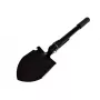 Opvouwbare tactische schop AZYMUT Trapper — roestvrij staal, zwart, 410 mm, 565 g