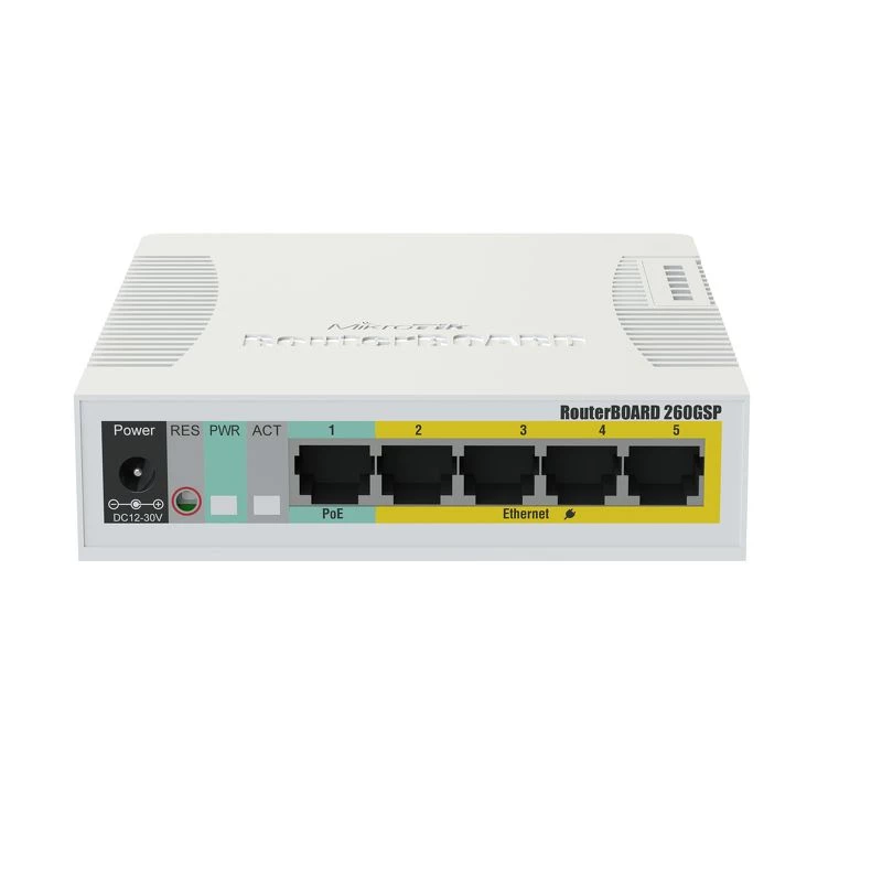 MIKROTIK RB260GSP - 4-poorts gigabit switch + PoE