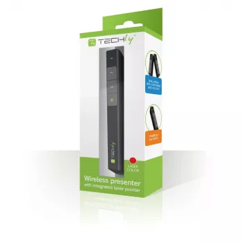 Techly ITC-LASER26 draadloze presenter RF zwart