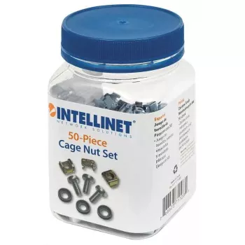 Kooimoeren-set INTELLINET 711081 — kunststofbehuizing, zilver, montageset, 10 g