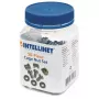 Kooimoeren-set INTELLINET 711081 — kunststofbehuizing, zilver, montageset, 10 g