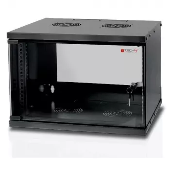 Techly wandrackkast 19 6U D320 zwart gemonteerd” I-CASE EL-1006B32