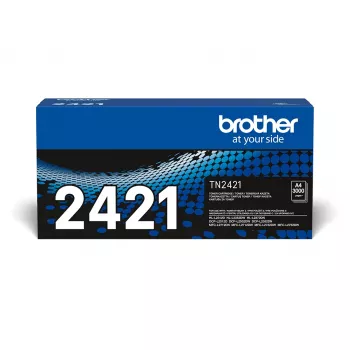 Tonercartridge Brother TN-2421 zwart, originele lasercartridge, 1 stuk, compatibel met Brother-printers