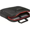 Laptoptas DEFENDER 15,6 inch (39,6 cm) – polyester, afneembare schouderriem, rits, zwart