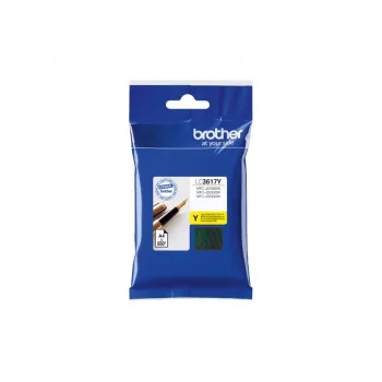 Inktcartridge geel Brother LC-3617Y, origineel, standaardopbrengst, 550 pagina's