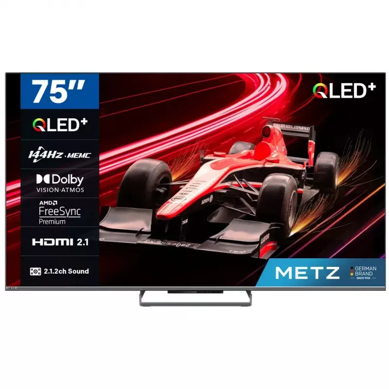 Televisie METZ QLED 75MQE8000Z 75 inch QLED-display 4K-resolutie