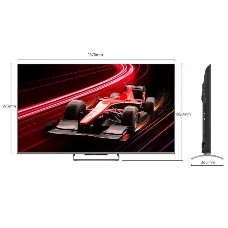 Televisie METZ QLED 75MQE8000Z 75 inch QLED-display 4K-resolutie