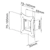 Techly ICA-LCD-900 76,2 cm (30 inch) zwart
