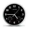 Esperanza Lyon EHC016K kwarts wandklok, rond, zwart
