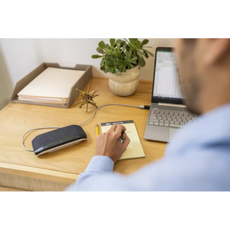 HP Poly Sync 10 luidspreker + USB-A-naar-USB-C-kabel, pc, zwart, 0,715 m, Windows 10, Windows 11, MacOS, 100–7800 Hz