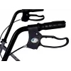 MDH PPC035 rollator met zitting en mand, aluminium, opvouwbaar, max. belasting 136 kg
