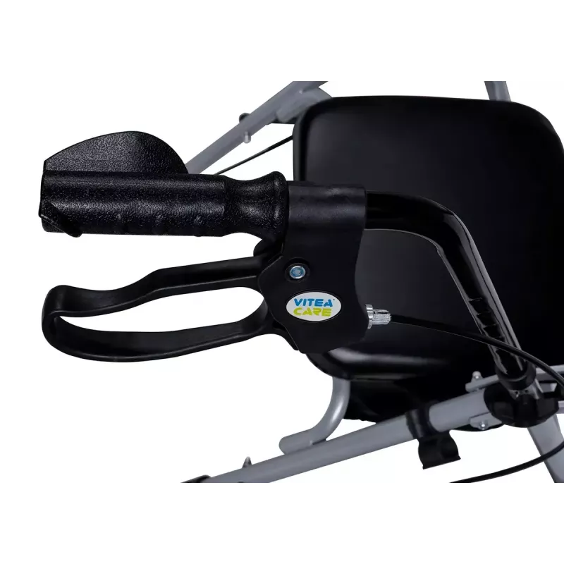 MDH PPC035 rollator met zitting en mand, aluminium, opvouwbaar, max. belasting 136 kg